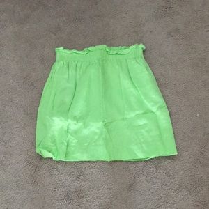 J. Crew cotton shirt with elastic waist